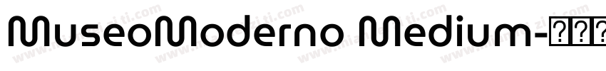 MuseoModerno Medium字体转换